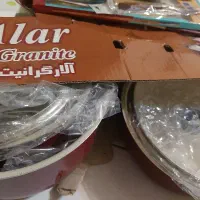 قابلمه ها و تابه استفاده نشده زیرقیمت بدلیل مهاجرت|ظروف پختوپز|ساری, |دیوار