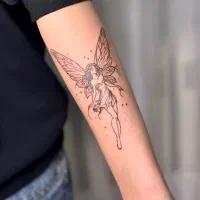 تتو بدن فونت مینیمال فقط۴۰۰ترمیم رایگان