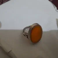 انگشتر نقره مردانه عقیق یمن سرخ|جواهرات|باقرشهر, |دیوار