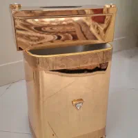 سطل و جا دستمال کنار سالنی