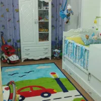 سرویس،خواب کودک تخت و کمد و خوش خواب طبی