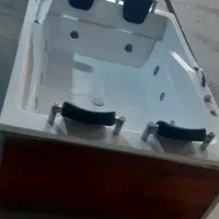 وان جکوزی دونفره۱۸۰×۱۲۰ فول اپشن زوار استیل۳۰۴|لوازم حمام|قم, چهل درخت‎|دیوار