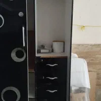 کمد دو در ریلی های گلس