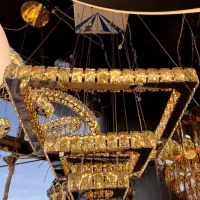 لوستر مربع کد ۵۰-۳۰-۱۵|لوستر و چراغ آویز|آفتاب, |دیوار