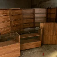 قفسه ویترین کانتر پیشخوان استاندارد تحویل فوری HQ