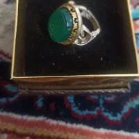 انگشتر عقیق سبز