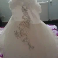 لباس عروس بچگانه تا ۶سال|کفش و لباس بچه|صحنه, |دیوار