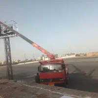 جرثقیل خاور .دکل بلند جهت حمل و نصب