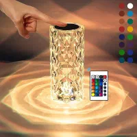 چراغ خواب شارژی ریموت دار در هفت رنگ|چراغ خواب و آباژور|مهاباد (آذربایجان غربی), |دیوار