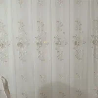 پرده پذیرایی گل برجسته