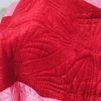 لحاف مخمل قرمز اناری