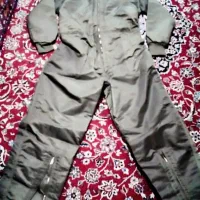 لباس کار یکسره زمستانی سبز یشمی