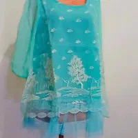 شومیز حریر و گلدوزی