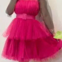لباس دکلته سرخابی