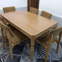 میز ناهارخوری ۶ نفره جنس با کیفیت قیمت بسیار مناسب|میز و صندلی غذاخوری|جنت, |دیوار