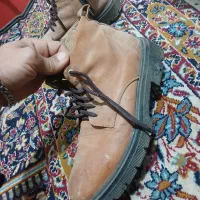 کفش نیم بوت چرم