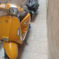 موتور سیکلت هکتار ۱۵۰سی سی زرد خورشیدی