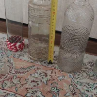 تعدادی تنگ آب و آبغوره شیشه ای خارجی و ایرانی|ظروف سرو و پذیرایی|تهران, شهرک محلاتی|دیوار