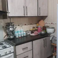 کابینت فلز کامل آشپزخانه، به همراه هود و سینک