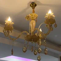 لوستر کریستال ۶شاخه و ۳شاخه|لوستر و چراغ آویز|گرمدره, |دیوار