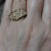 انگشترطلا درحدنو۳/۵درصد