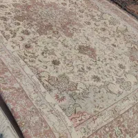 فرش جفت ۱۲ متری نقشه شیر فر در حد نو|فرش|تبریز, |دیوار