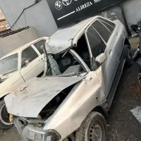 پرایدتصادفی ازقبل بی رنگ مدل۸۸شاسی شاگرد خورده|خودرو سواری و وانت|اسفراین, |دیوار