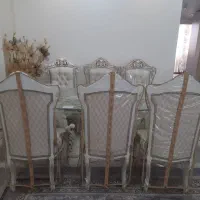 مبلمان سلطنتی شرکتی ومیز ناهار خوری|مبلمان خانگی و میز عسلی|اندیشه, پرنیان|دیوار