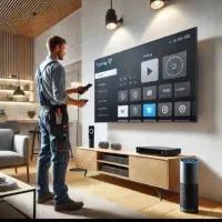 نصب گیرنده وبرنامه ها کانال ها تلویزیونی آنتن بالا