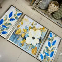 تابلو تکسچر ۳تیکه،تابلو سه تیکه|تابلو، نقاشی، عکس|اراک, |دیوار