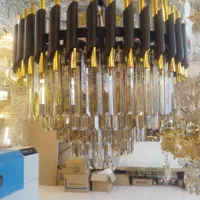 لوستر مدرن لوله ای سایز 40 سانت|لوستر و چراغ آویز|بروجرد, |دیوار