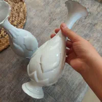 میناکاری ظرف خام مس لعاب دار گلدان ترنج گلدان