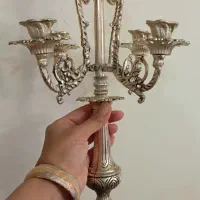 آینه و شمعدان برنجی