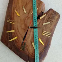ساعت چوبی زیبا|ساعت دیواری و تزئینی|زرند, |دیوار