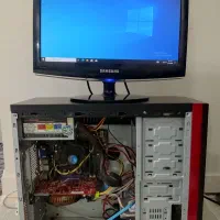 کیس ddr3 i5 + مانیتور ۱۷