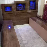 سرویس کامل خواب چوب درجه یک راش، بسیار جادار.