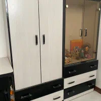 سرویس کمدویترین ومیزوکتابخانه وفرش