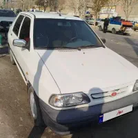 پراید مدل ۹۶ سفید.