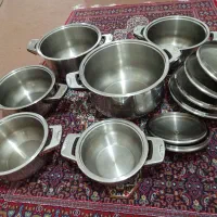 قابلمه استیل مارک فنسی اصل ایتالیا|ظروف پخت‌وپز|سنندج, |دیوار