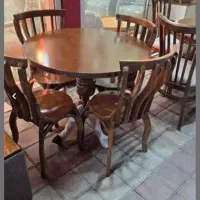 ناهارخوری اسپرت چوبی|میز و صندلی غذاخوری|رشت, رودبارتان|دیوار