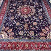 فرش ۱۲ متری ساروق طرح ترنج شیخ صفی