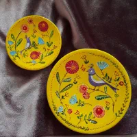 دیوارکوب سفالی کودک(طرح پرنده خیال)|تابلو، نقاشی، عکس|تهران, هاشمی|دیوار