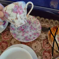 فنجان فنجون چای خوری قدیمی انتیک