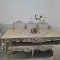 میز ناهار خوری 8نفره چوب راش