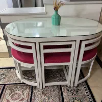 میز ناهار خوری کم جا|میز و صندلی غذاخوری|مشهد, حیدرآباد|دیوار