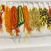 تسبیح های کهربا ترک و سنگ های اصلی