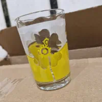 شش عدد لیوان طرح دار