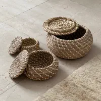 سبد حصیری ایکیا مدل FRYKEN|صنایع دستی و سایر لوازم تزئینی|تهران, باغ فیض|دیوار