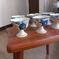 بستنی خوری گلی پنبه نو بدون قاشق|ظروف سرو و پذیرایی|رشت, معلم|دیوار