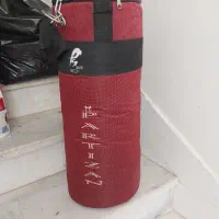 کیسه بکس سالمو نو همراه با زجنیر و آویزش|تجهیزات ورزشی|فردوس (خراسان), |دیوار